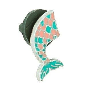 ONLY 3 LEFT - FUN Emoji Enamel Pins - Mermaid Tail